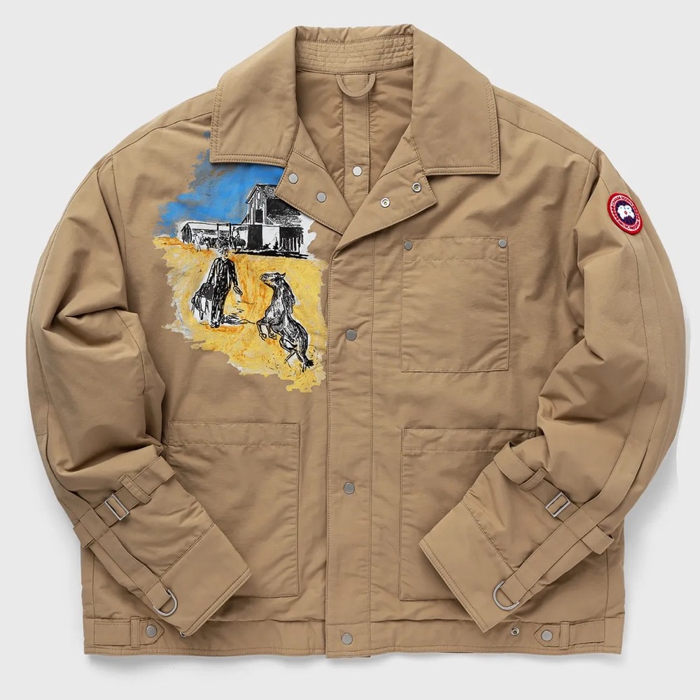 SOLD - RARE Canada Goose x Rokh x Matt McCormick Padded Trucker Strap Jacket